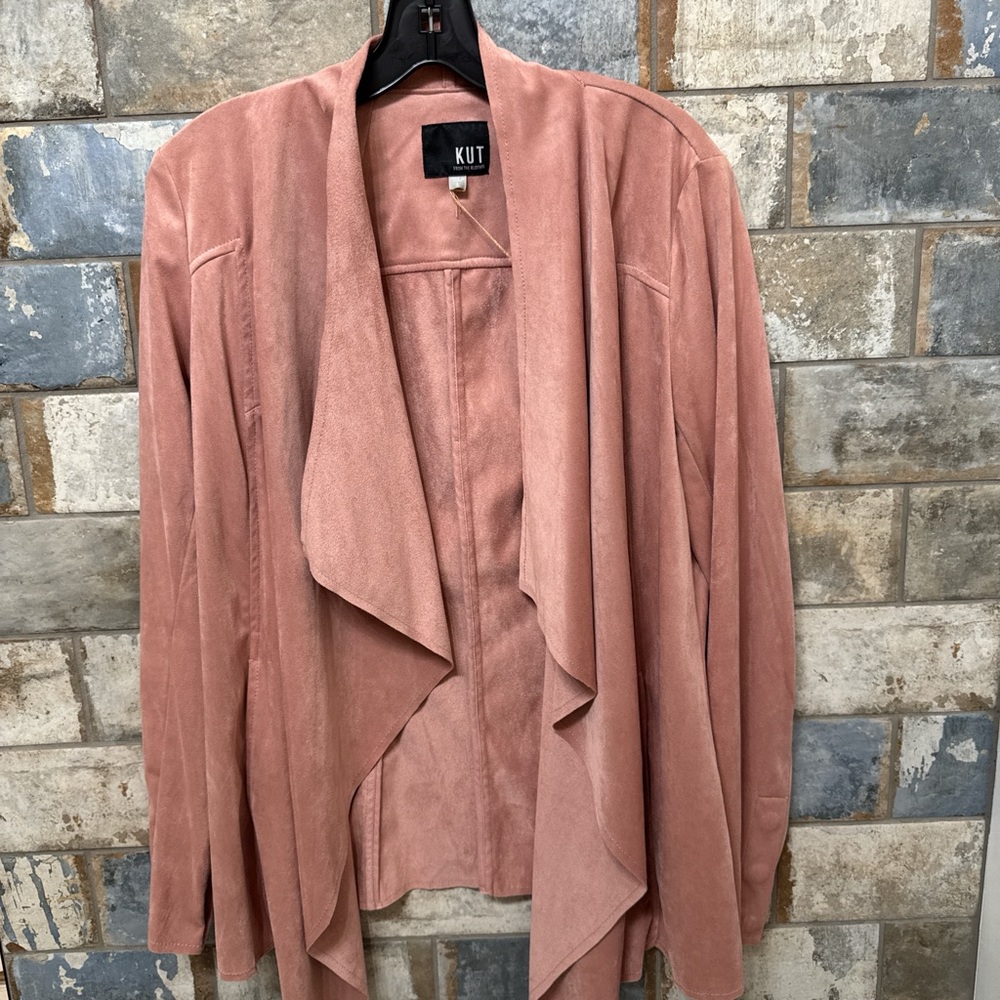 Kut from the Kloth Women's Blush Draped Blazer